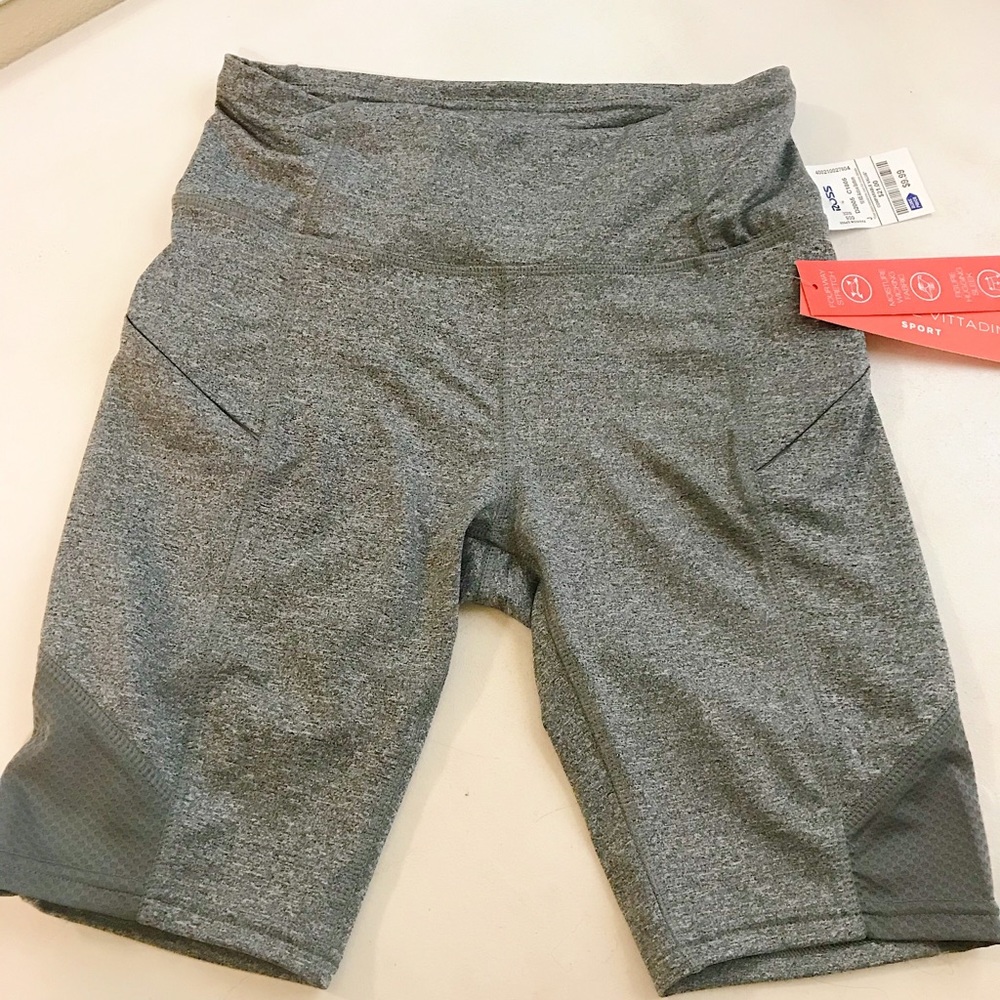 Grey biker shorts